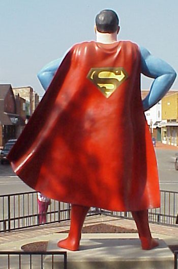 Superman statue