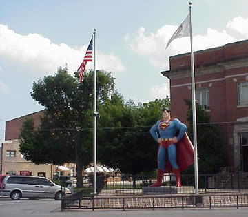 Superman statue
